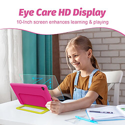 byxsb Tablette Enfant Android 15 10,1", 20 Go RAM, 64 Go ROM, Contrôle Parental ROSE pas cher
