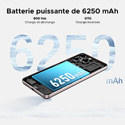 DOOGEE Note 58 Pro Or Smartphone, 32Go/256Go,6.75" 90Hz, Android 16,6250mAh,16MP NFC pas cher