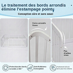Acheter ByteLike Parc modulable blanc pour bébé 140×200cm