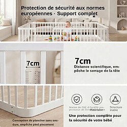 Avis ByteLike Parc modulable blanc pour bébé 140×200cm