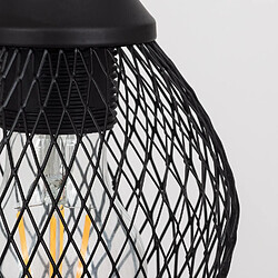 Avis Ledkia Lampe à Poser Métal et Bois Monah Noir