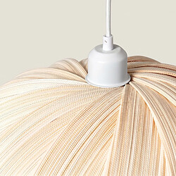 Acheter Ledkia Suspension Bambou Korowai Textile blanc