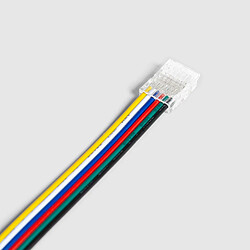 Acheter Ledkia Connecteur Ruban LED 24V RGB+CCT SMD Largeur 10 mm IP20 avec Câble RGB + CCT
