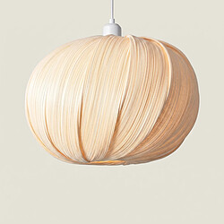 Avis Ledkia Suspension Bambou Korowai Textile blanc