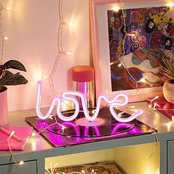 Avis Ledkia Néon LED Love à Piles Rose