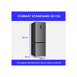 Acheter Continental Edison CEFC400NFIXD - Frigo combiné 2 portes No Frost - Inox 402 L
