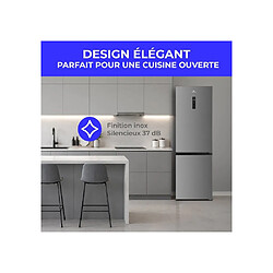 Avis Continental Edison CEFC400NFIXD - Frigo combiné 2 portes No Frost - Inox 402 L