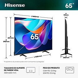 Avis TV Hisense 65A6S (2026) 65" VA UHD 4K Noire