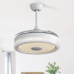 Avis MIVRAY Ventilateur de plafond avec lumière télécommande, moteur DC réversible, PC blanc