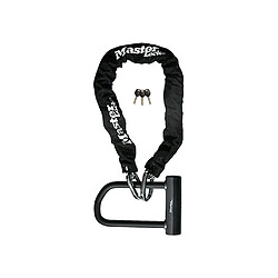 Avis Master Lock 8376EURDPRO - Chaîne mini U-lock 14 mm - 10 mm x 1 m - Noir