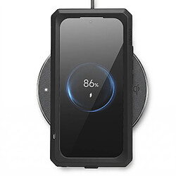 Love Mei Coque Intégrale pour Xiaomi 17 en Métal Antichoc avec Verre trempé Noir pas cher