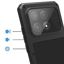 Avis Love Mei Coque Intégrale pour Xiaomi 17 en Métal Antichoc avec Verre trempé Noir