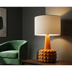 Paris Prix Lampe à Poser en Céramique Gress 51cm Moutarde pas cher