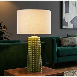 Paris Prix Lampe à Poser en Céramique Gliss 52cm Vert pas cher