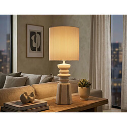 Paris Prix Lampe à Poser en Céramique Tribal 57cm Multicolore pas cher