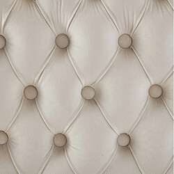 STILVORA Banquette de salle à manger 2 places beige en velours avec pieds dorés capitonnés pas cher