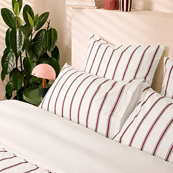 Avis A demain Taie d'oreiller en Percale de coton bio - 50 x 75 cm - Violet