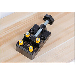 Generalia Mini étau de table Pince à bec plat en aluminium 8 trous pas cher