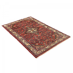 Avis UnAmourDeTapis Tapis d'orient 100 x 157 cm, rouge, beige et bleu, laine nouée main