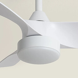Ledkia Ventilateur de Plafond avec Éclairage Silencieux DC Ventos Blanc Télécommande pas cher