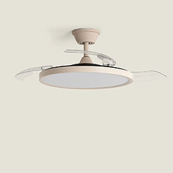 Ledkia Ventilateur de Plafond avec Éclairage Silencieux DC Pales rétractables Kleon pas cher