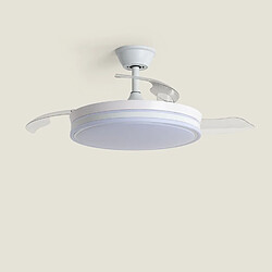 Avis Ledkia Ventilateur de Plafond avec Éclairage Silencieux DC Pales Rétractables Dalori Evo