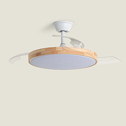Ledkia Ventilateur de Plafond avec Éclairage Silencieux DC Pales Rétractables Dari pas cher