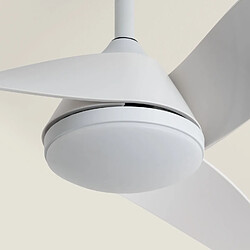 Acheter Ledkia Ventilateur de Plafond avec Éclairage Silencieux DC Eubea Blanc Télécommande Grand