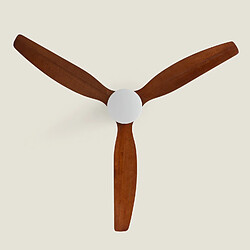 Avis Ledkia Ventilateur de Plafond avec Éclairage Silencieux DC Forest EVO Bois foncé