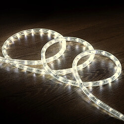Avis Ledkia Gaine LED Ronde 220V 36 LED/m BOBINE 50m Coupe 100cm IP65 Blanc neutre