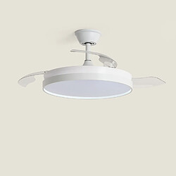Ledkia Ventilateur de Plafond avec Éclairage Silencieux DC Pales Rétractables Kaios pas cher