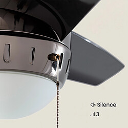 Acheter Ledkia Ventilateur de Plafond LED Noir 66cm Modern 4000K