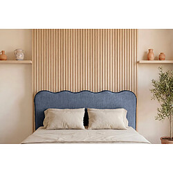 Avis Casanova Lit tissu lisse 160x200cm Bleu