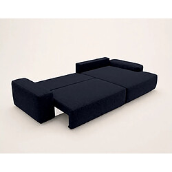 Acheter Bestmobilier Tama - Canapé d'angle droit 4 places convertible avec coffre en tissu