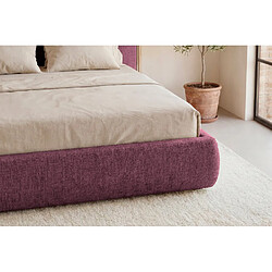 Acheter Casanova Lit tissu lisse 200x200cm Mauve