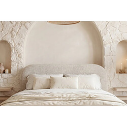 Avis Casanova Lit coffre tissu texturé 200x200cm Beige