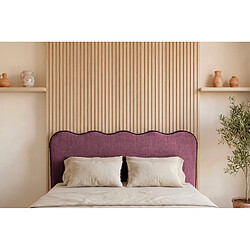Avis Casanova Lit tissu lisse 200x200cm Mauve