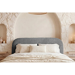 Avis Casanova Lit coffre tissu texturé 160x200cm Gris foncé