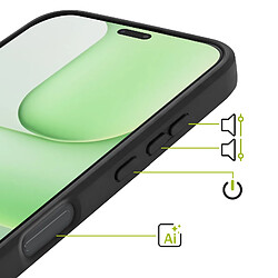 Acheter Mayaxess Coque pour Honor 600 Lite avec Cache Caméra Coulissante et Bague Magnétique Noir
