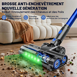 MESYA ZV10 Aspirateur Balai Sans Fil, 650W/80KPa/80Min, Anti-Emmêlement, Bac 1,6L, Tapis pas cher