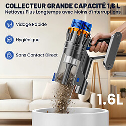 Acheter MESYA ZV10 Aspirateur Balai Sans Fil, 650W/80KPa/80Min, Anti-Emmêlement, Bac 1,6L, Tapis