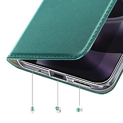 Acheter Avizar Étui pour Moto G87 avec Porte-carte Magnétique et Fonction Support Vidéo Vert sapin