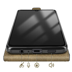Acheter Avizar Étui à Clapet Vertical Magnétique pour Galaxy A05s avec Porte-carte Intégré Noir