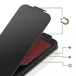 Avis Avizar Étui à Clapet Vertical Magnétique pour Galaxy Xcover 5 avec Porte-carte Noir