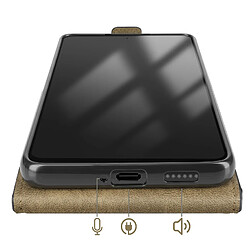 Acheter Avizar Étui à Clapet Vertical Magnétique pour Redmi Note 13 5G avec Porte-carte Noir