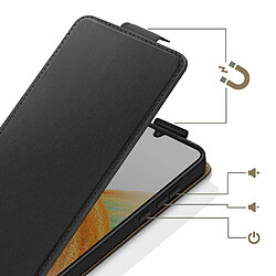 Avis Avizar Étui à Clapet Vertical Magnétique pour Galaxy A33 5G avec Porte-carte Intégré Noir