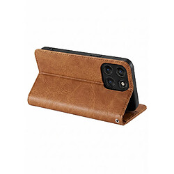 Acheter Avizar Étui Portefeuille pour Motorola Moto G37 / G47 / G37 Power avec Dragonne Marron