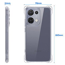 Avizar Coque pour Oppo Reno 13 Antichoc avec Contour Givré Transparent pas cher
