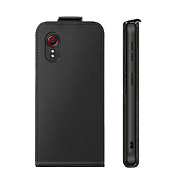 Avizar Étui à Clapet Vertical Magnétique pour Galaxy Xcover 5 avec Porte-carte Noir pas cher