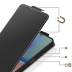 Avis Avizar Étui à Clapet Vertical Magnétique pour Galaxy A05s avec Porte-carte Intégré Noir